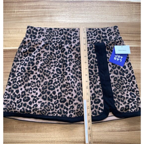 JoyLab Womens Leopard Print Athletic Wrap Skort With Built-In Shorts Medium - Picture 5 of 11